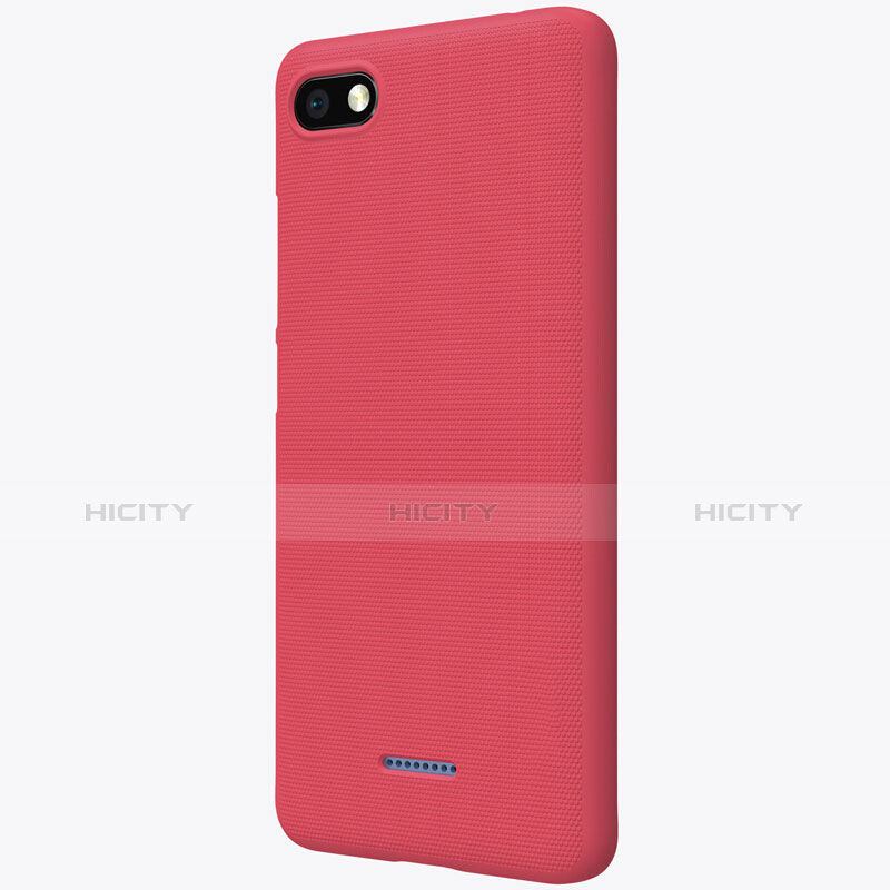 Schutzhülle Kunststoff Hülle Punkte Loch für Xiaomi Redmi 6A Rot groß