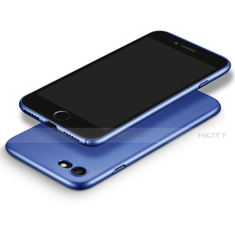Schutzhülle Kunststoff Tasche Matt für Apple iPhone SE3 (2022) Blau