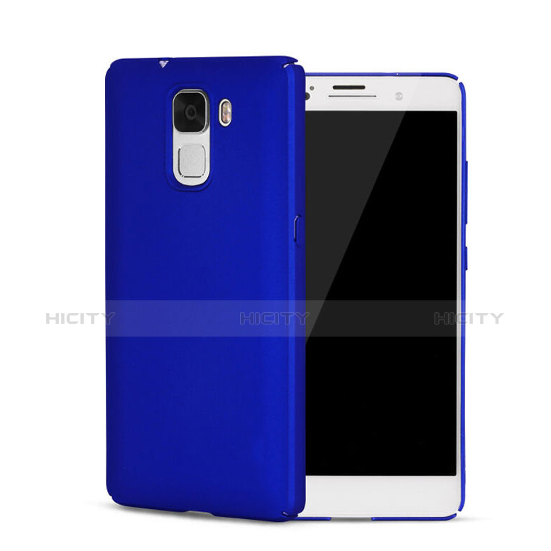 Schutzhülle Kunststoff Tasche Matt für Huawei Honor 7 Dual SIM Blau Plus