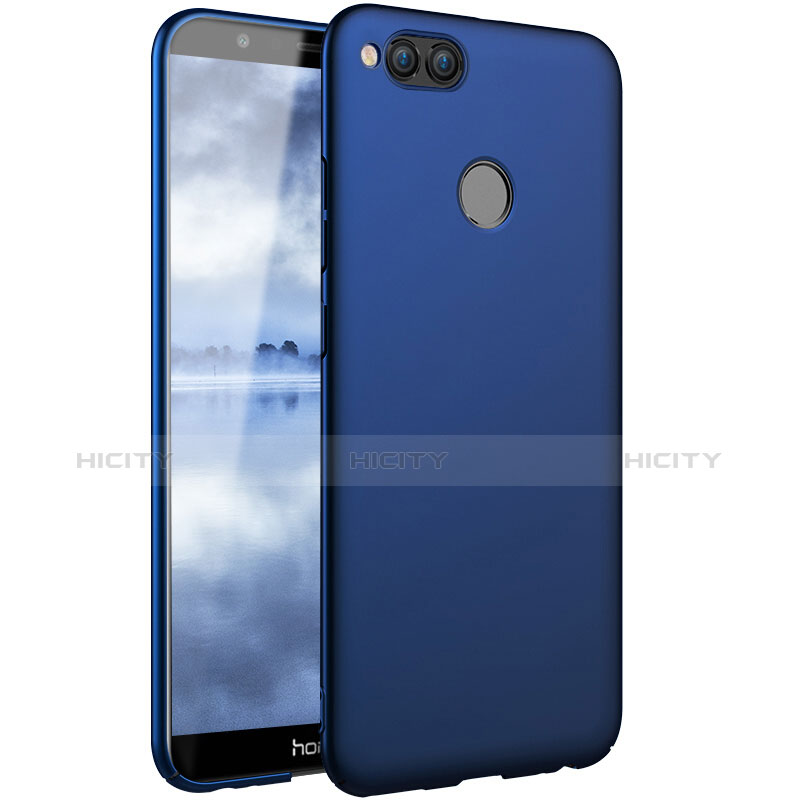 Schutzhülle Kunststoff Tasche Matt für Huawei Honor 7X Blau Plus