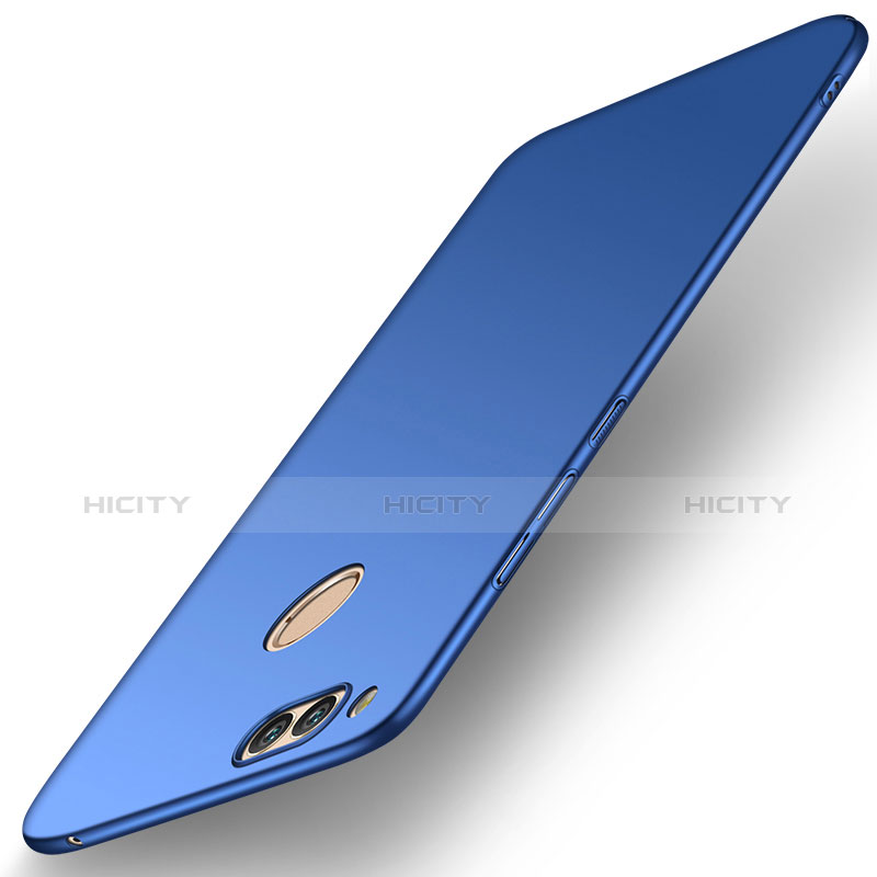 Schutzhülle Kunststoff Tasche Matt für Huawei Honor 7X Blau groß