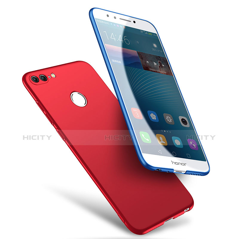 Schutzhülle Kunststoff Tasche Matt für Huawei Honor 9 Lite Rot groß