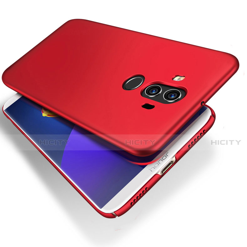 Schutzhülle Kunststoff Tasche Matt für Huawei Mate 10 Pro Rot Plus