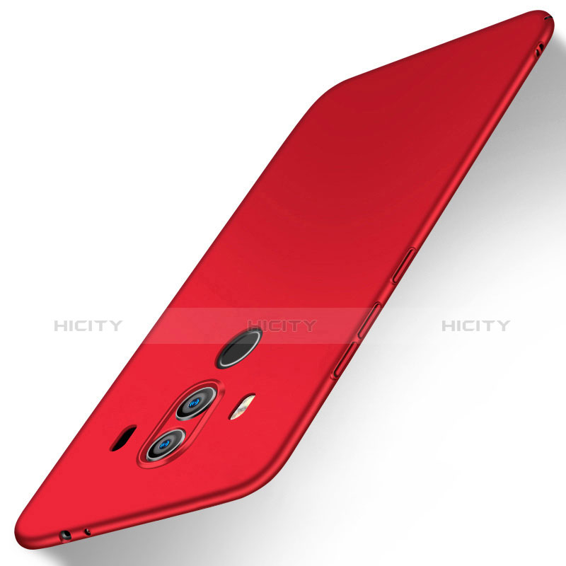 Schutzhülle Kunststoff Tasche Matt für Huawei Mate 10 Pro Rot groß