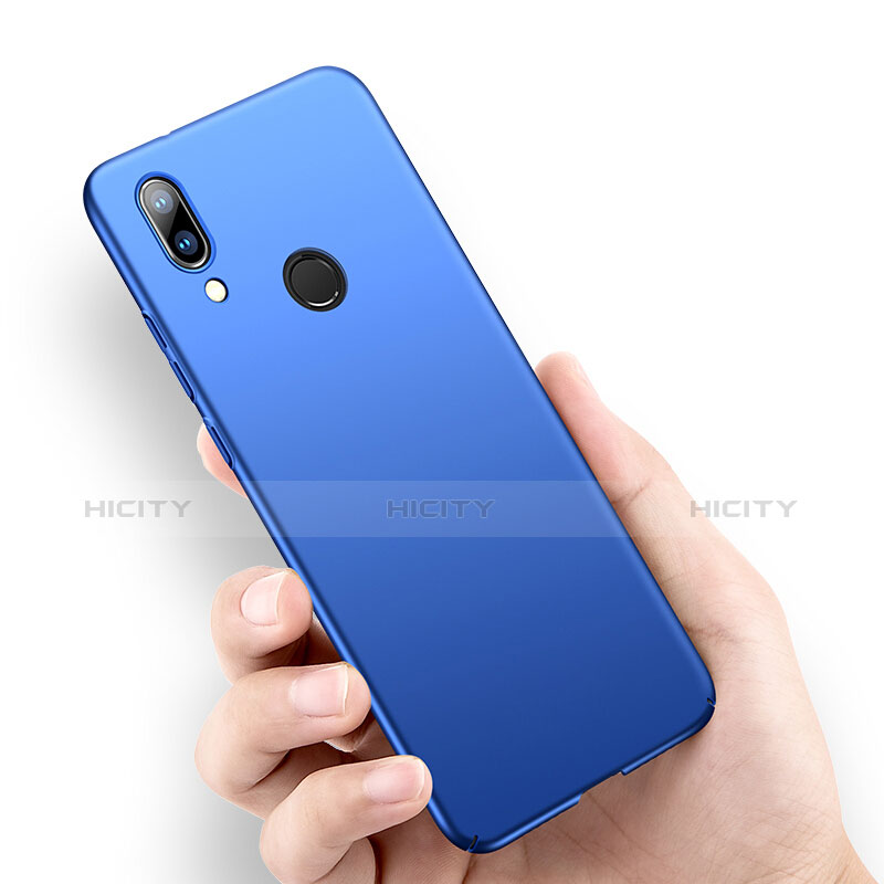 Schutzhülle Kunststoff Tasche Matt für Huawei Nova 3e Blau groß