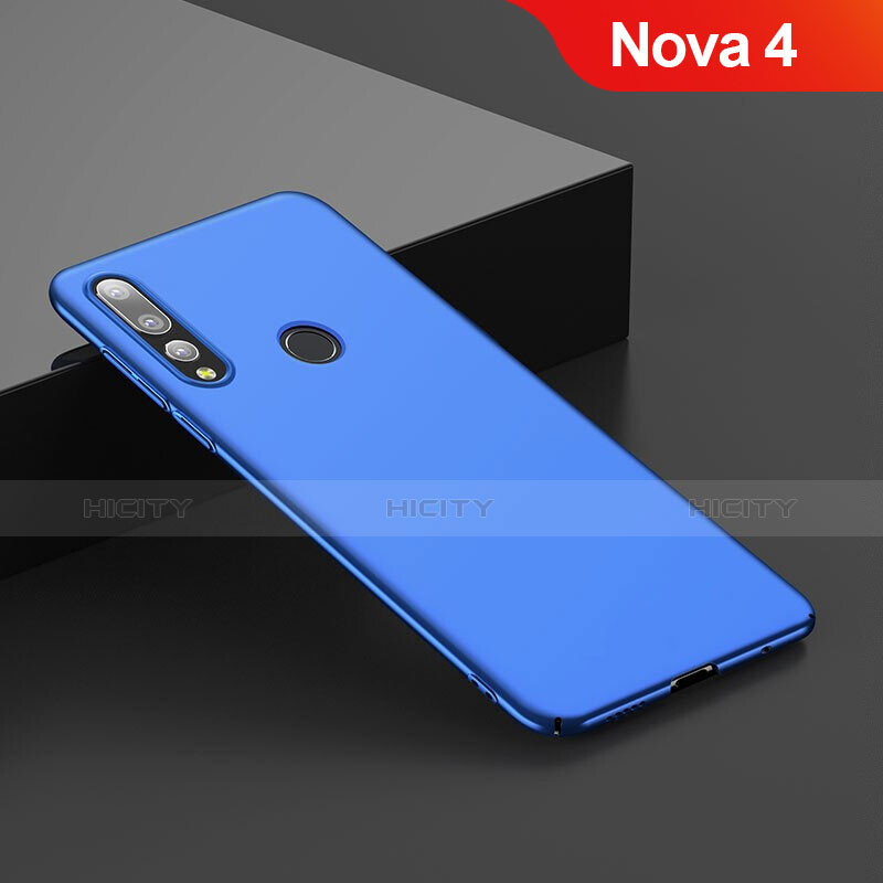 Schutzhülle Kunststoff Tasche Matt für Huawei Nova 4 Blau