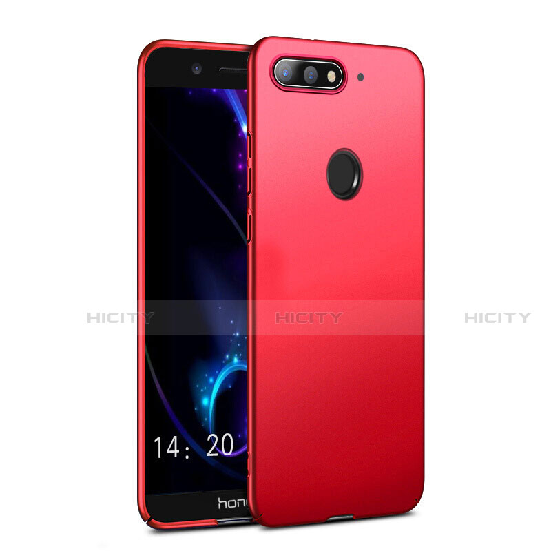 Schutzhülle Kunststoff Tasche Matt für Huawei Y6 (2018) Rot Plus
