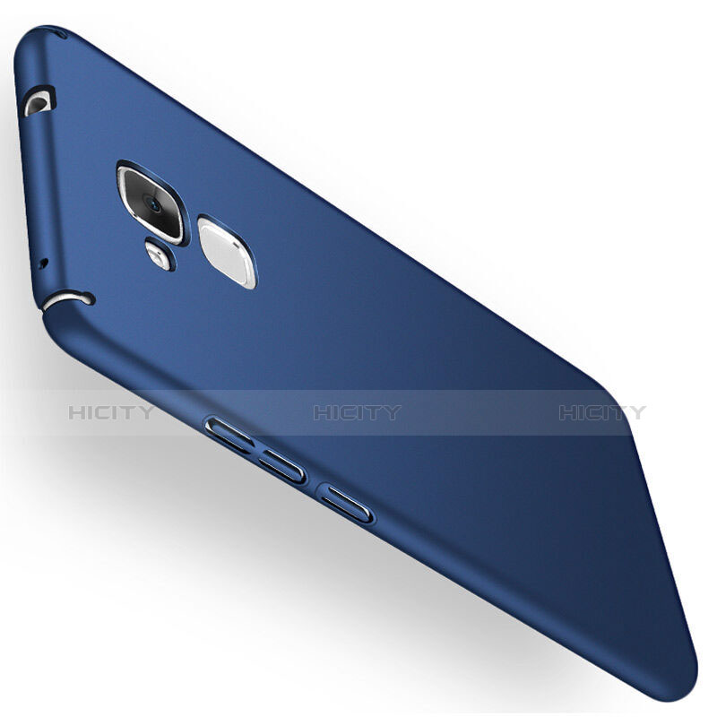 Schutzhülle Kunststoff Tasche Matt M01 für Huawei Honor 5C Blau groß