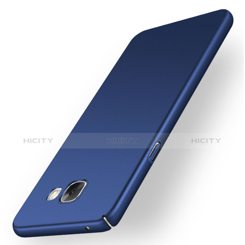 Schutzhülle Kunststoff Tasche Matt M01 für Samsung Galaxy A5 (2016) SM-A510F Blau groß