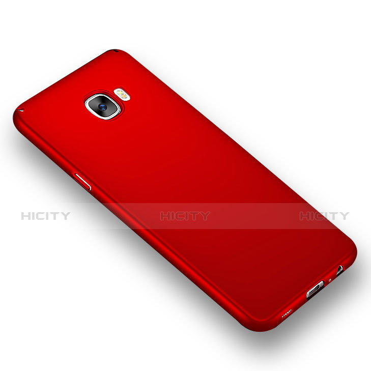 Schutzhülle Kunststoff Tasche Matt M03 für Samsung Galaxy C5 SM-C5000 Rot groß