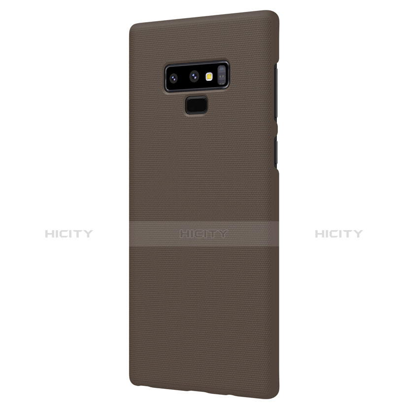 Schutzhülle Kunststoff Tasche Matt M04 für Samsung Galaxy Note 9 Braun groß