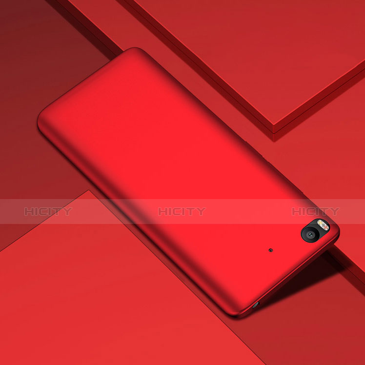 Schutzhülle Kunststoff Tasche Matt M04 für Xiaomi Mi 5S 4G Rot groß