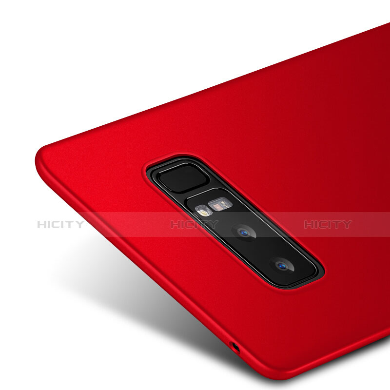 Schutzhülle Kunststoff Tasche Matt M05 für Samsung Galaxy Note 8 Rot groß