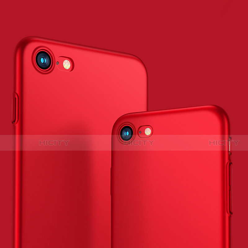 Schutzhülle Kunststoff Tasche Matt M10 für Apple iPhone SE (2020) Rot