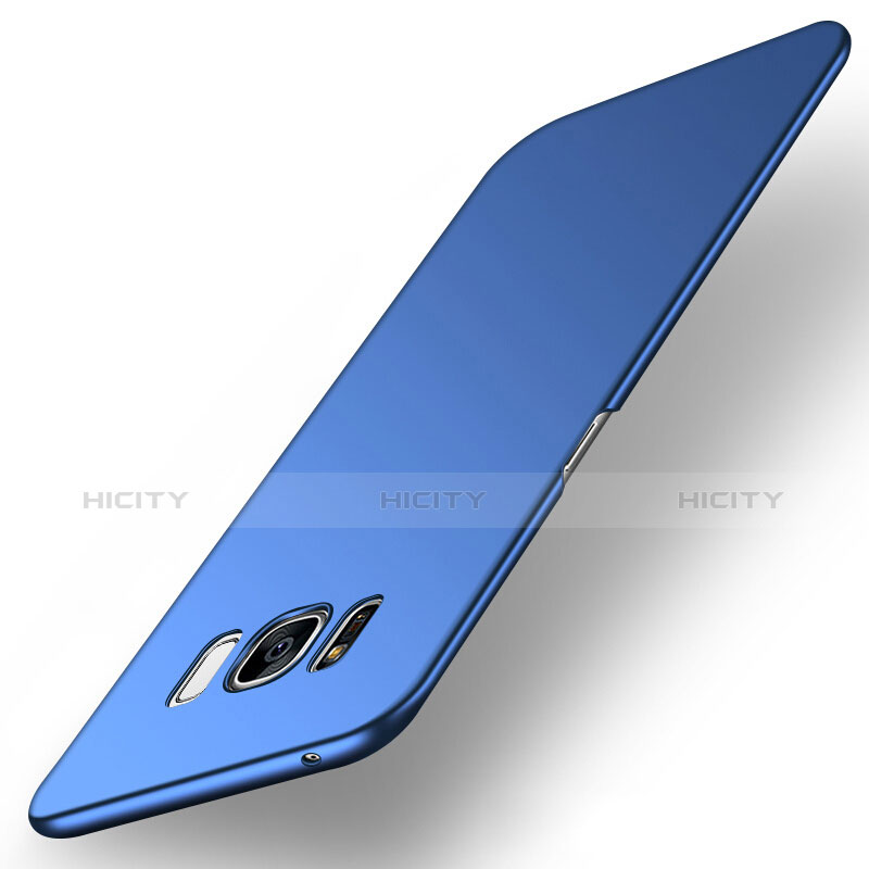 Schutzhülle Kunststoff Tasche Matt M12 für Samsung Galaxy S8 Blau groß