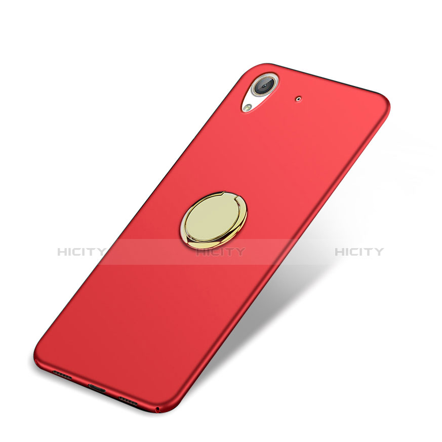 Schutzhülle Kunststoff Tasche Matt mit Fingerring Ständer A03 für Huawei Y6 II 5 5 Rot