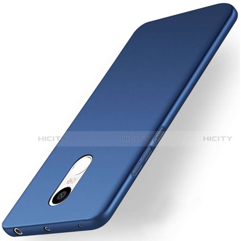 Schutzhülle Kunststoff Tasche Matt Q03 für Xiaomi Redmi Note 4 Blau groß