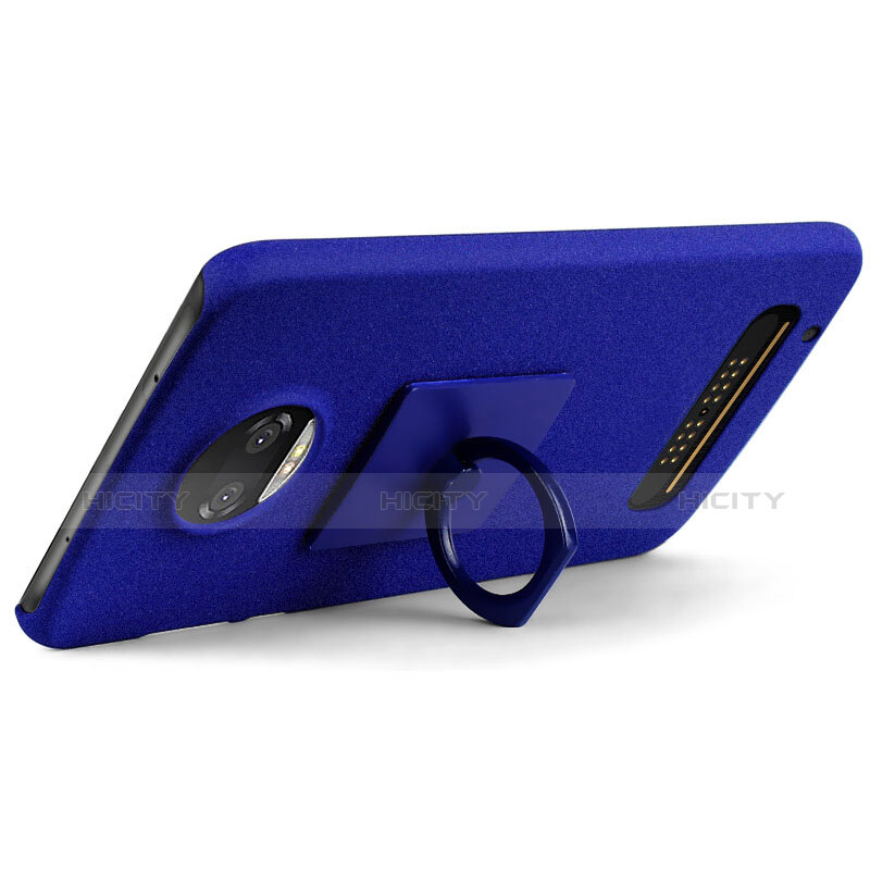 Schutzhülle Kunststoff Tasche Treibsand für Motorola Moto Z Play Blau