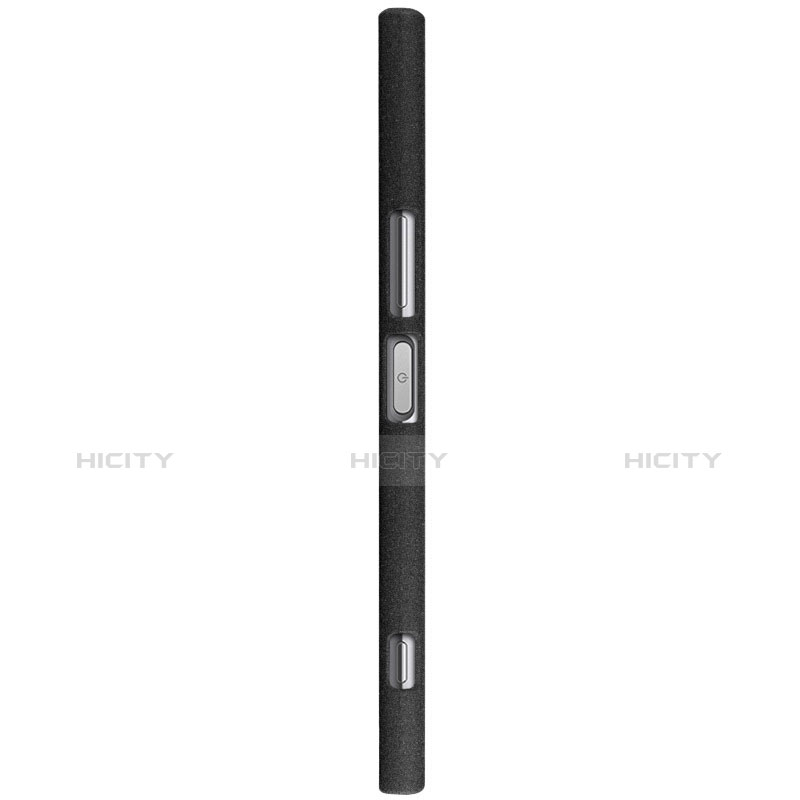 Schutzhülle Kunststoff Tasche Treibsand für Sony Xperia XZ Premium Schwarz groß