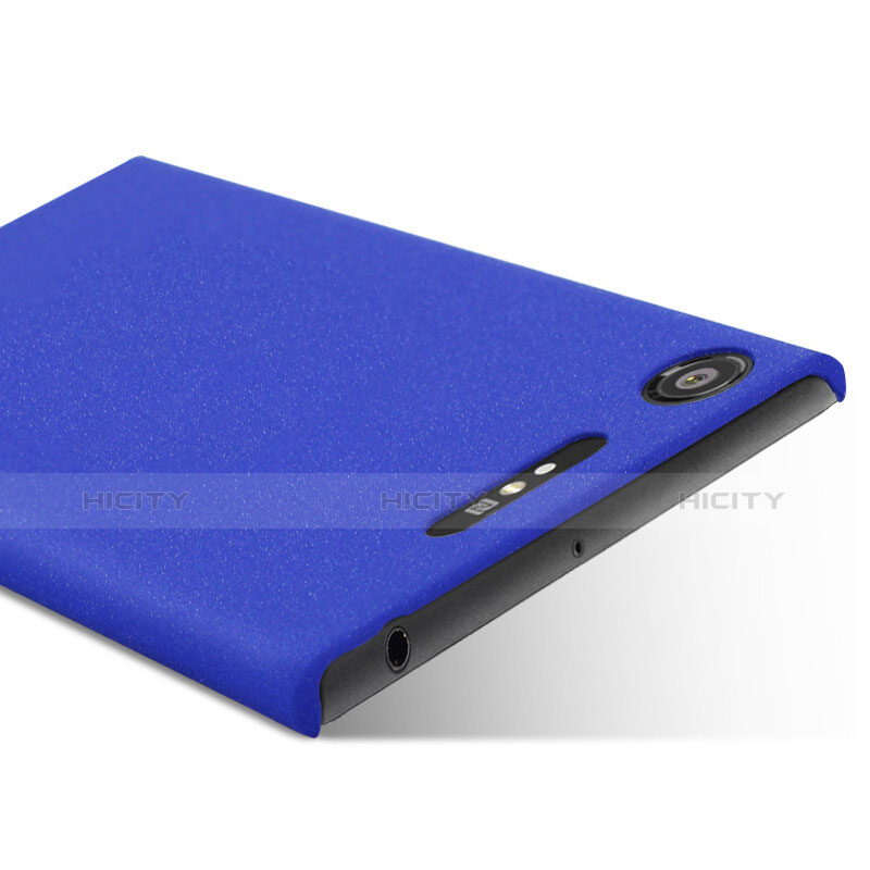 Schutzhülle Kunststoff Tasche Treibsand für Sony Xperia XZ1 Blau