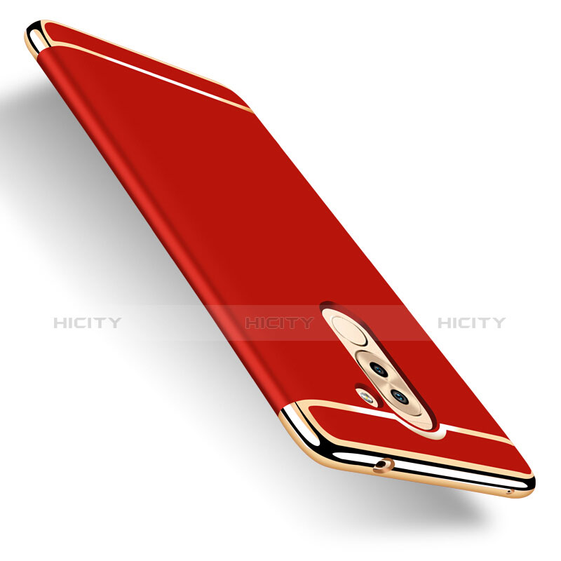 Schutzhülle Luxus Aluminium Metall für Huawei Mate 9 Lite Rot