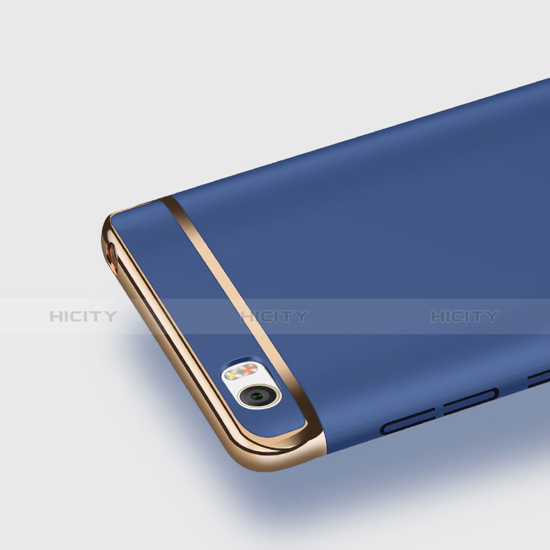 Schutzhülle Luxus Aluminium Metall für Xiaomi Mi Note Blau groß