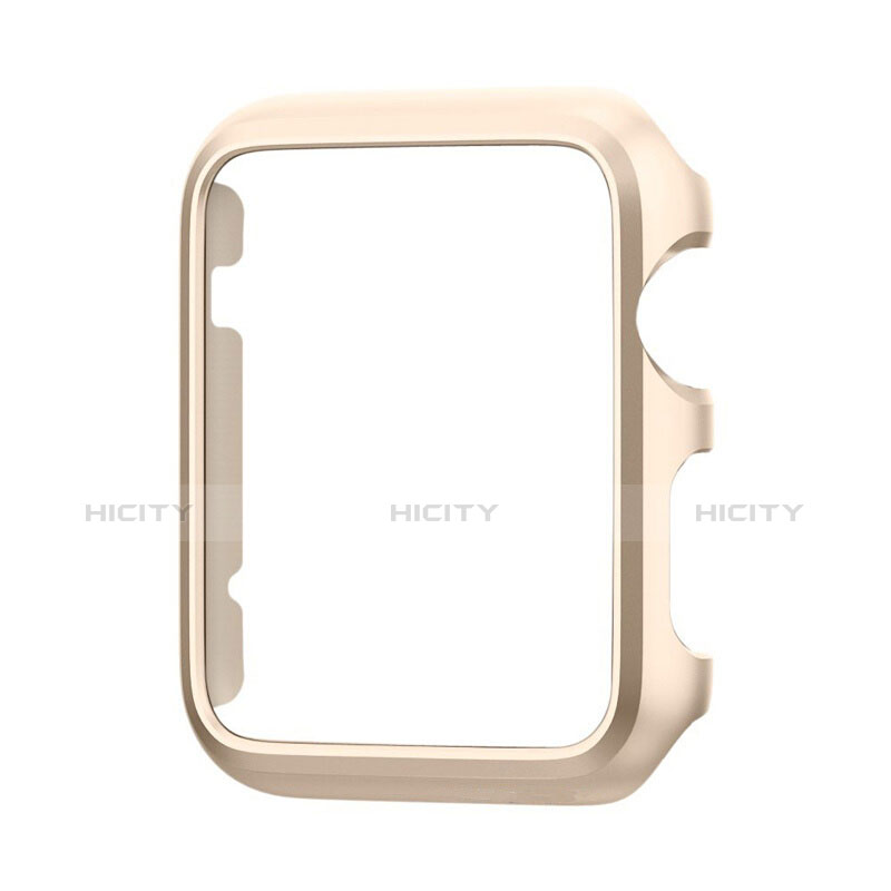 Schutzhülle Luxus Aluminium Metall Rahmen C01 für Apple iWatch 2 38mm Gold