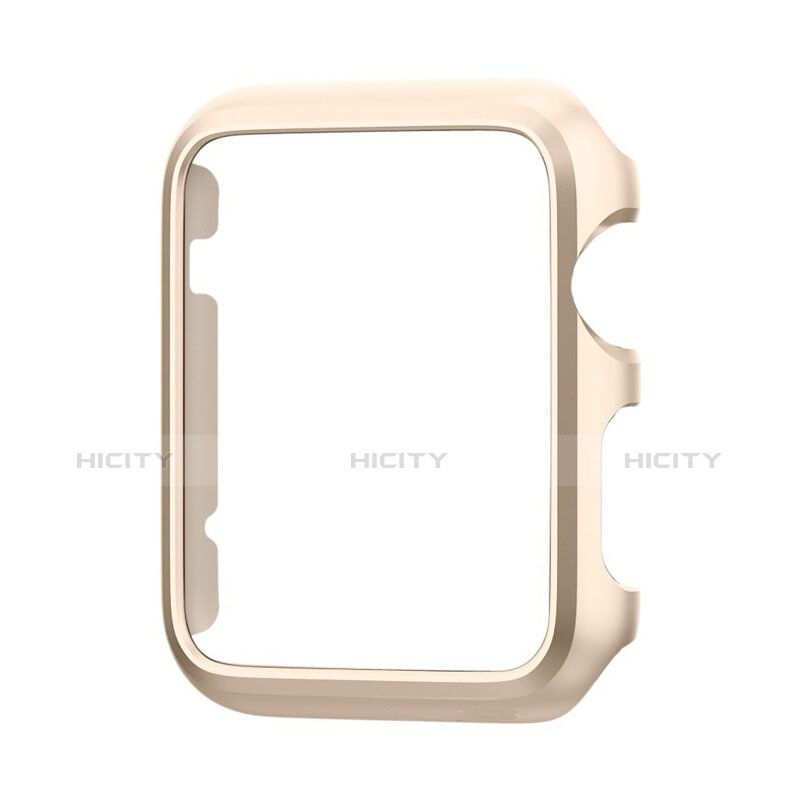 Schutzhülle Luxus Aluminium Metall Rahmen C01 für Apple iWatch 2 42mm Gold