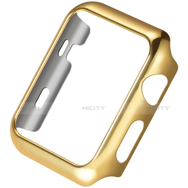 Schutzhülle Luxus Aluminium Metall Rahmen C03 für Apple iWatch 2 42mm Gold groß