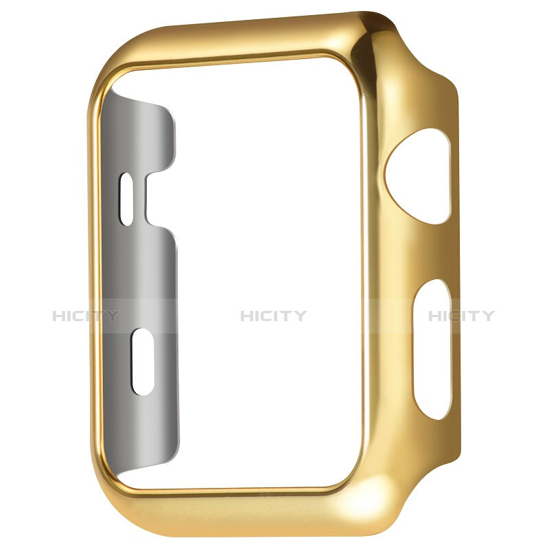 Schutzhülle Luxus Aluminium Metall Rahmen C03 für Apple iWatch 2 42mm Gold groß