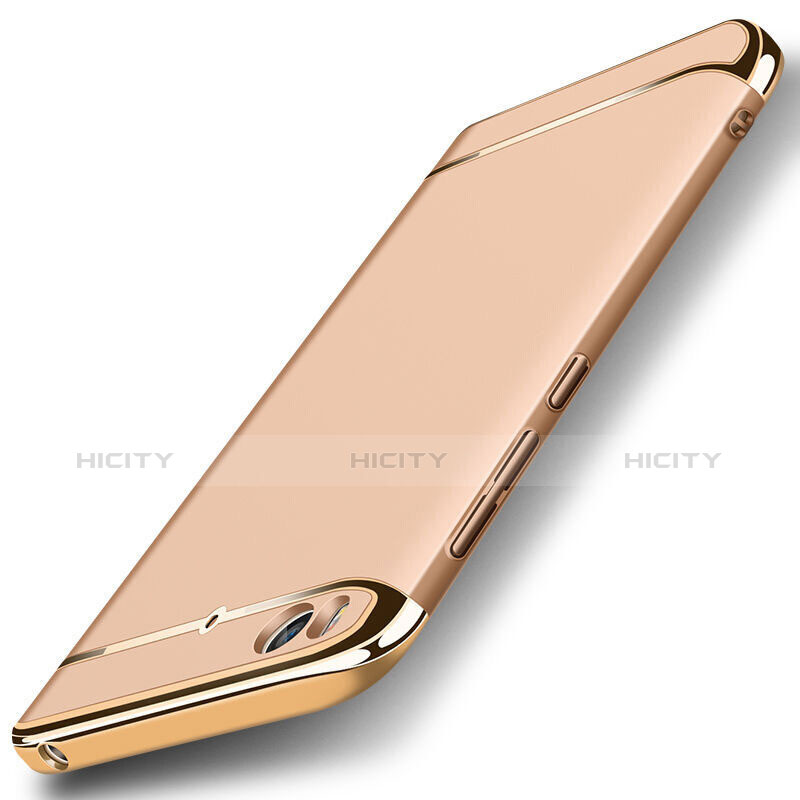 Schutzhülle Luxus Metall Rahmen und Kunststoff für Xiaomi Mi 5S Gold