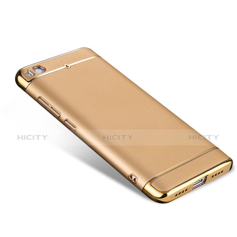 Schutzhülle Luxus Metall Rahmen und Kunststoff für Xiaomi Mi 5S Gold