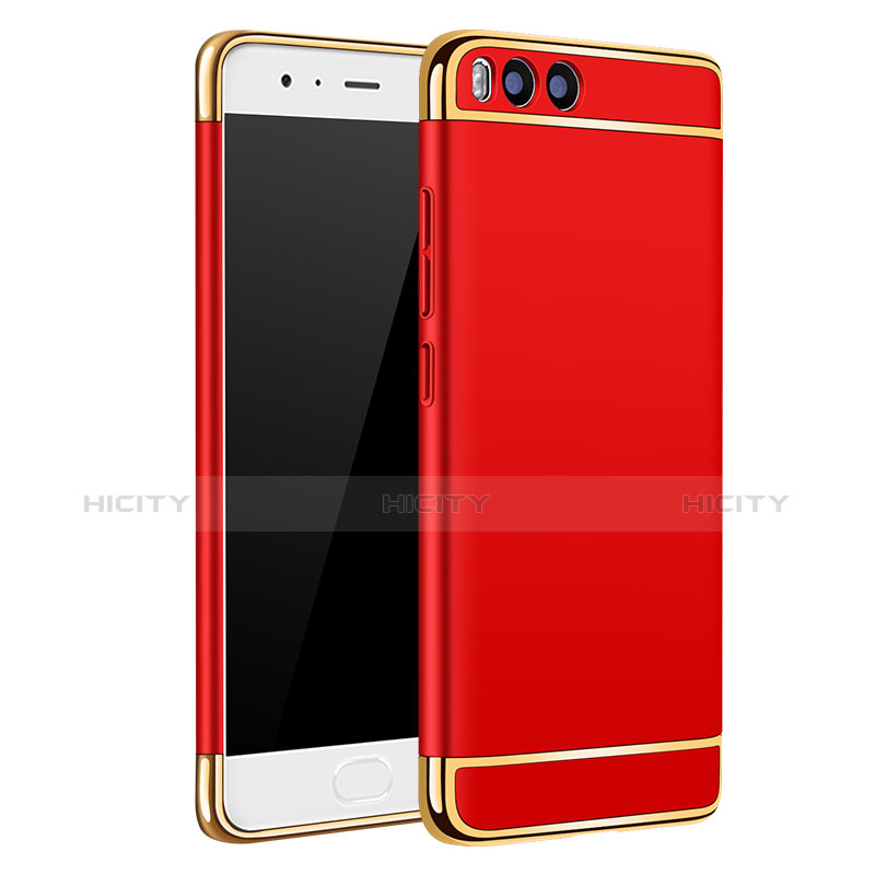 Schutzhülle Luxus Metall Rahmen und Kunststoff für Xiaomi Mi 6 Rot