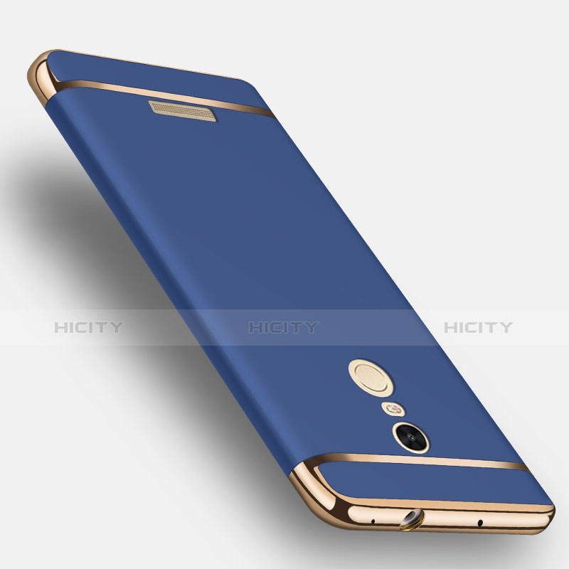 Schutzhülle Luxus Metall Rahmen und Kunststoff für Xiaomi Redmi Note 3 Pro Blau