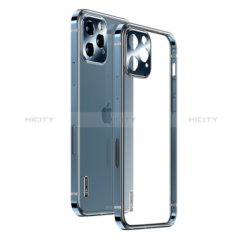 Schutzhülle Luxus Metall Rahmen und Kunststoff Schutzhülle Tasche JL3 für Apple iPhone 13 Pro Max groß