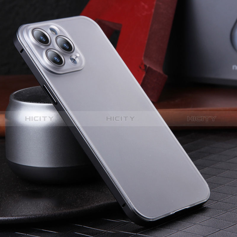 Schutzhülle Luxus Metall Rahmen und Kunststoff Schutzhülle Tasche LF2 für Apple iPhone 15 Pro Max groß