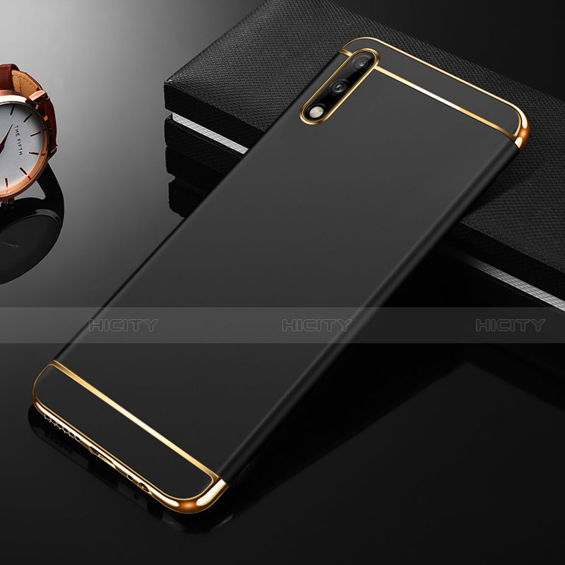 Schutzhülle Luxus Metall Rahmen und Kunststoff Schutzhülle Tasche M01 für Huawei Enjoy 10