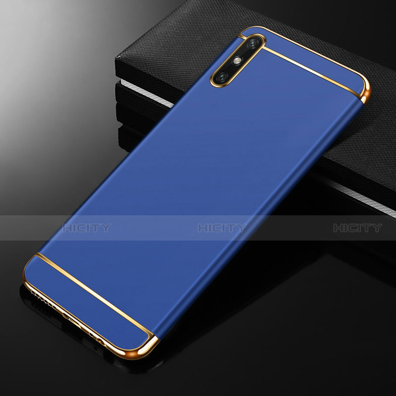 Schutzhülle Luxus Metall Rahmen und Kunststoff Schutzhülle Tasche M01 für Huawei Enjoy 10e