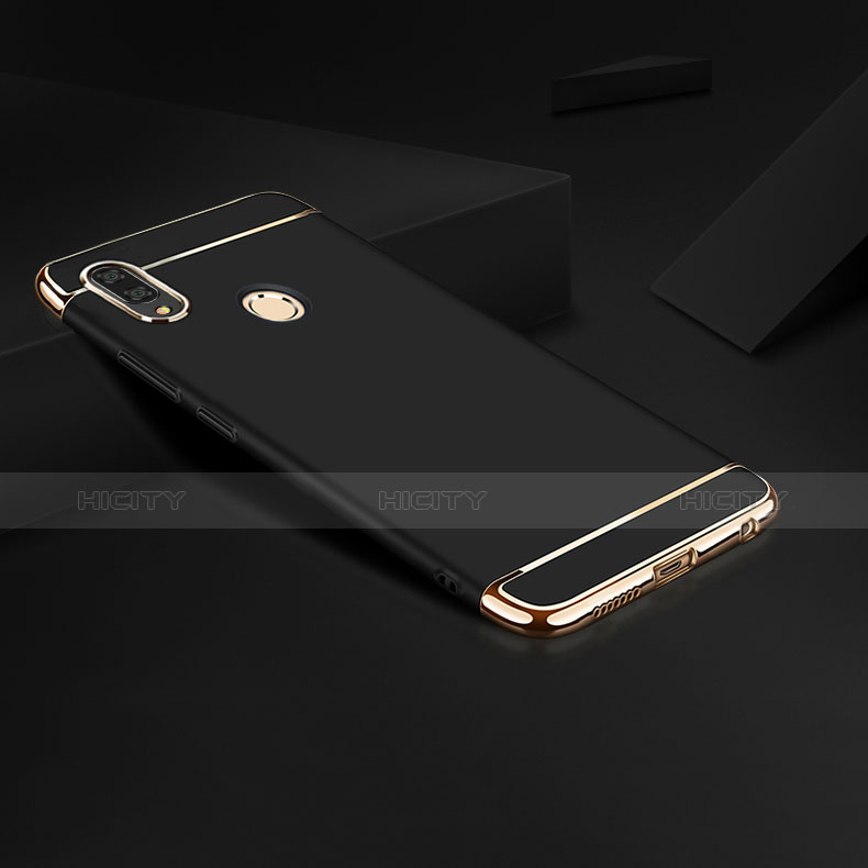 Schutzhülle Luxus Metall Rahmen und Kunststoff Schutzhülle Tasche M01 für Huawei Enjoy 9 Plus groß