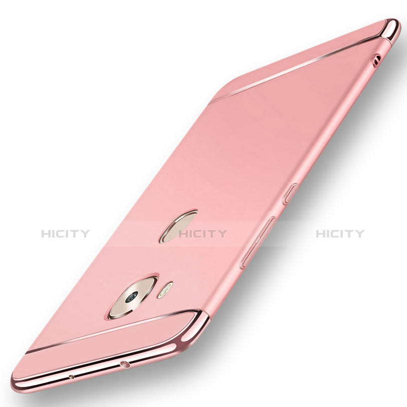 Schutzhülle Luxus Metall Rahmen und Kunststoff Schutzhülle Tasche M01 für Huawei GX8 Rosegold Plus