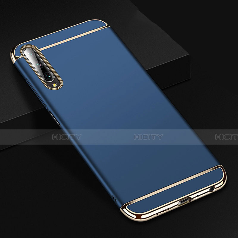 Schutzhülle Luxus Metall Rahmen und Kunststoff Schutzhülle Tasche M01 für Huawei Honor 9X Pro groß