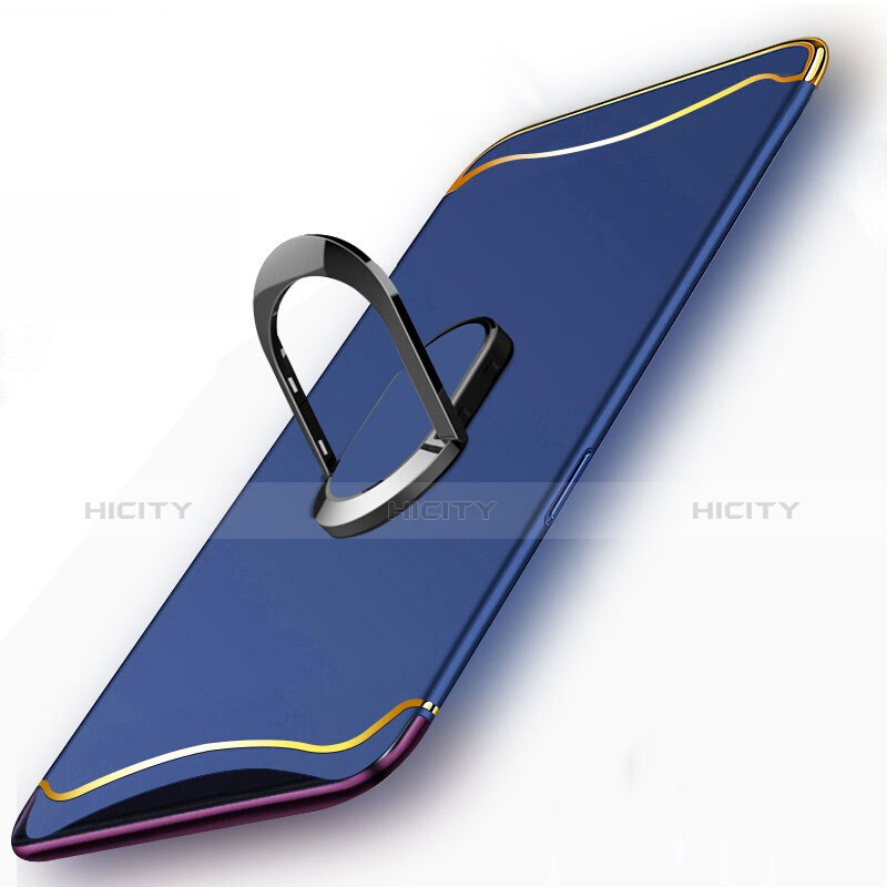 Schutzhülle Luxus Metall Rahmen und Kunststoff Schutzhülle Tasche M01 für Oppo Find X Super Flash Edition groß