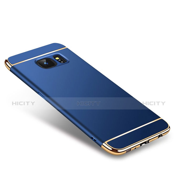 Schutzhülle Luxus Metall Rahmen und Kunststoff Schutzhülle Tasche M01 für Samsung Galaxy S7 G930F G930FD groß