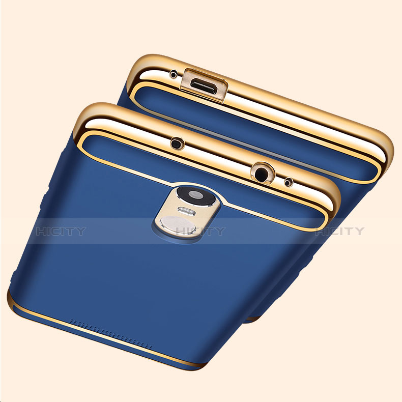 Schutzhülle Luxus Metall Rahmen und Kunststoff Schutzhülle Tasche M01 für Xiaomi Redmi Note 3 Pro groß