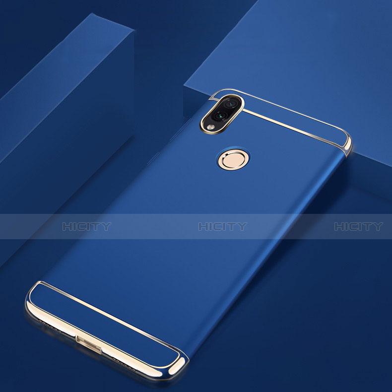 Schutzhülle Luxus Metall Rahmen und Kunststoff Schutzhülle Tasche M01 für Xiaomi Redmi Note 7 Pro groß