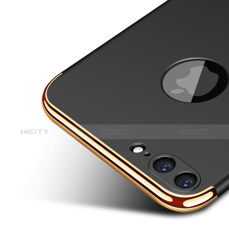 Schutzhülle Luxus Metall Rahmen und Kunststoff Schutzhülle Tasche M02 für Apple iPhone 8 Plus