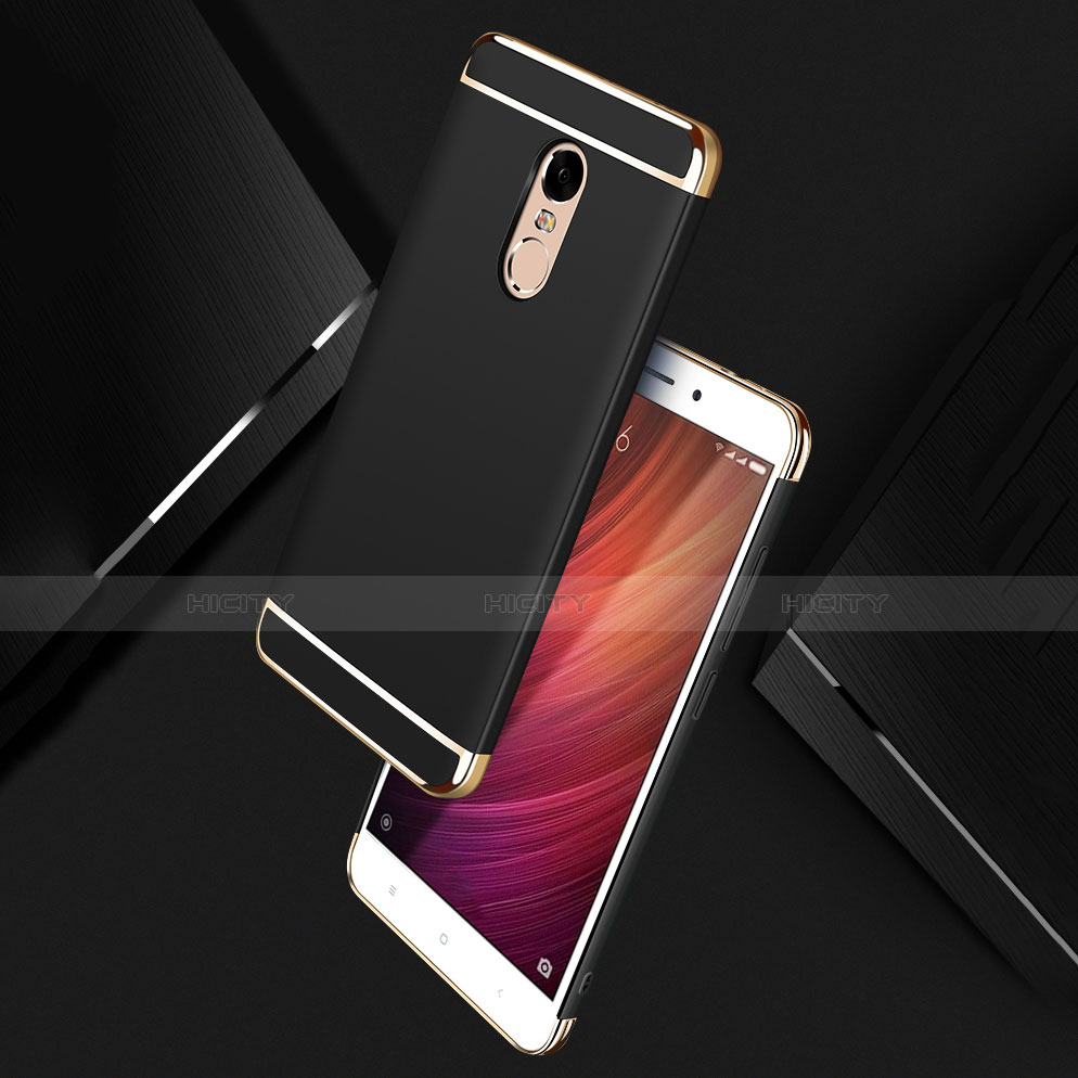 Schutzhülle Luxus Metall Rahmen und Kunststoff Schutzhülle Tasche M02 für Xiaomi Redmi Note 4X High Edition groß