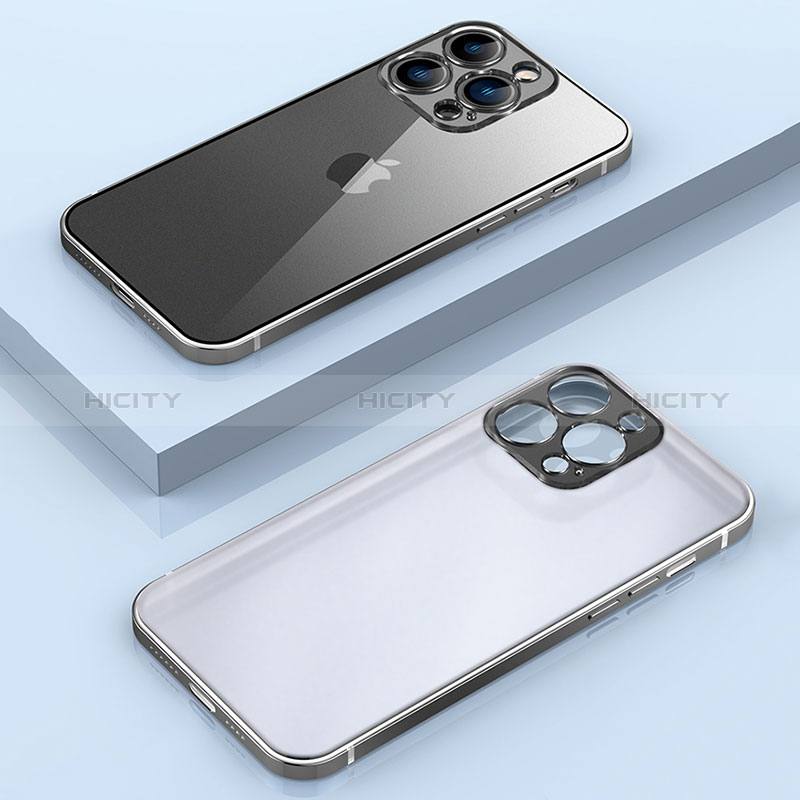 Schutzhülle Luxus Metall Rahmen und Kunststoff Schutzhülle Tasche mit Mag-Safe Magnetic Magnetisch JB1 für Apple iPhone 15 Pro groß