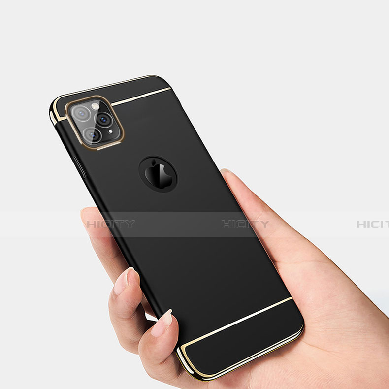 Schutzhülle Luxus Metall Rahmen und Kunststoff Schutzhülle Tasche T01 für Apple iPhone 11 Pro