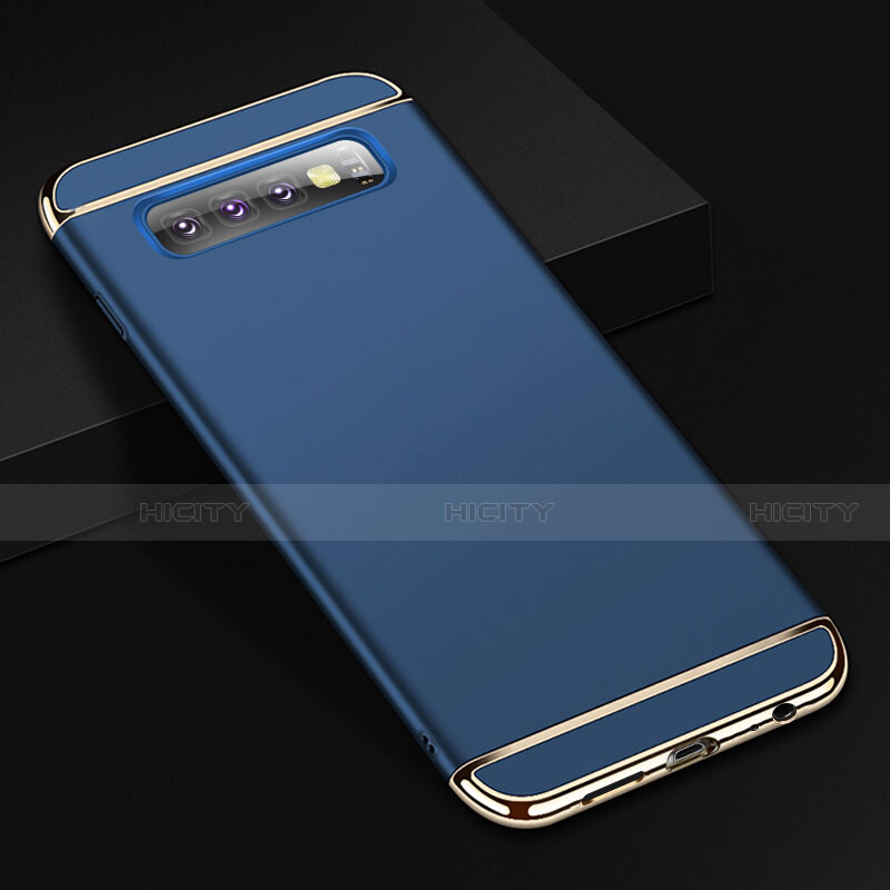 Schutzhülle Luxus Metall Rahmen und Kunststoff Schutzhülle Tasche T01 für Samsung Galaxy S10